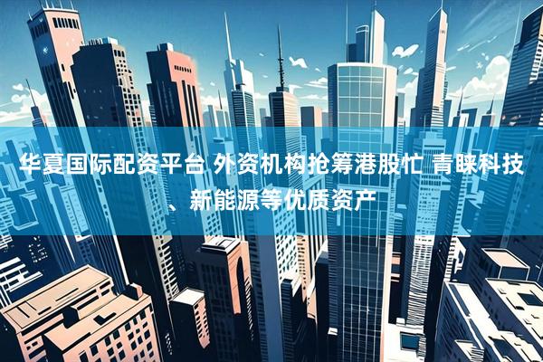 华夏国际配资平台 外资机构抢筹港股忙 青睐科技、新能源等优质资产