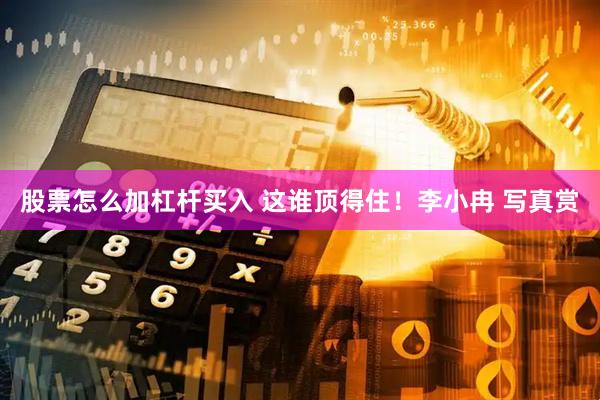 股票怎么加杠杆买入 这谁顶得住！李小冉 写真赏